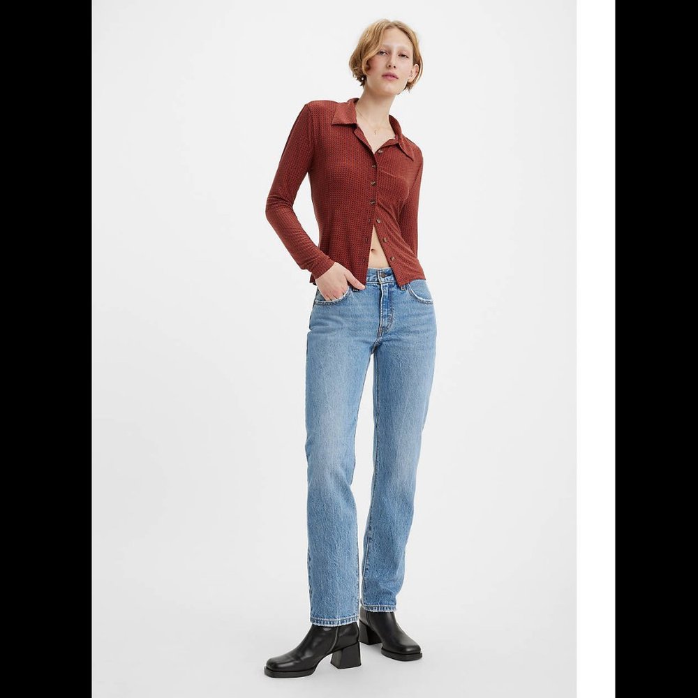 Levi's Premium Middy Straight Women's Jeans - Size 30 - Like New Condition -